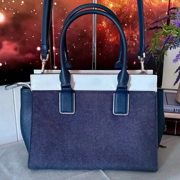 Kate Spade Cameron Denim Satchel - Picture 2 of 15